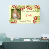 Abschluss, Luau, Hibiskus, kundenspezifisch Banner (Messeveranstaltung)