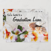 Abschluss Luau Open House Einladung (Vorne/Hinten)