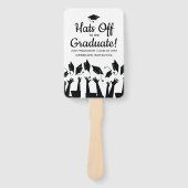 Abschluss-Lüfterplatzierungs-Foto für benutzerdefi Fächer (Vorderseite)