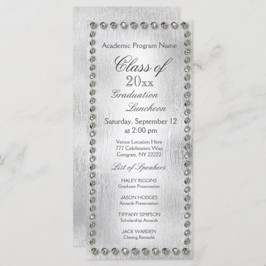 Abschluss Luncheon Formal (Vorne/Hinten)