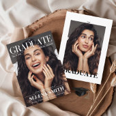 Abschluss Magazine Cover Foto Ankündigung