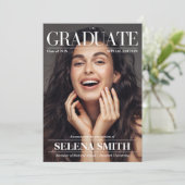 Abschluss Magazine Cover Foto Ankündigung (Stehend Vorderseite)