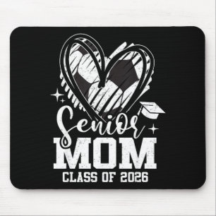 Abschluss-Mama Cl von 2026 Fußball-Abschluss Herz Mousepad