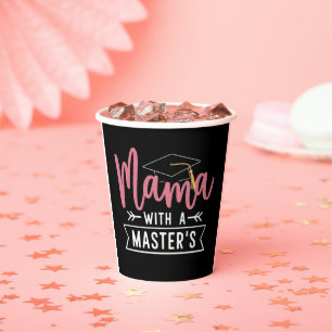 Abschluss Mama MBA Master-Abschluss Abschluss Pappbecher