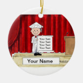 Abschluss — Männlich Keramik Ornament (Vorne)