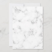 Abschluss Marble Rose Gold Foto Grau Script Ankündigung (Rückseite)