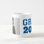 Abschluss Marine Blue Klasse Jahr benutzerdefinier Kaffeetasse (Mittel)