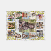 Abschluss | Marmorgold Fleecedecke (Vorderseite (Horizontal))