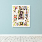 Abschluss | Marmorgold Leinwanddruck (Insitu (Holzboden))