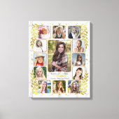 Abschluss | Marmorgold Leinwanddruck (Vorderseite)