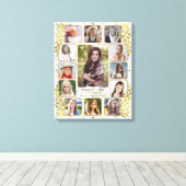 Abschluss | Marmorgold Leinwanddruck (Insitu (Holzboden))