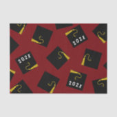 Abschluss Maroon 2025 Seidenpapier (Vorderseite)