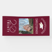 Abschluss Maroon Stylist Class Year Banner (Horizontal)