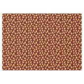 Abschluss Maroon und Gold Caps Tischdecke (Vorderseite (Horizontal))