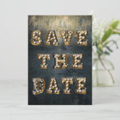 Abschluss Marquee Theaterbeleuchtung Einladung (Stehend Vorderseite)