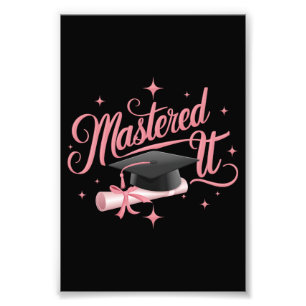 Abschluss Master-Abschluss Absolvent MBA-Abschluss Fotodruck