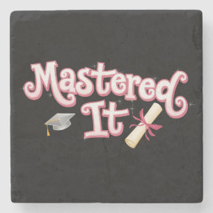 Abschluss Master-Abschluss Master-Absolvent Steinuntersetzer
