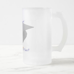 Abschluss Mattglas Bierglas