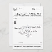 Abschluss MD laden ein Einladung (Vorderseite)