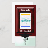 Abschluss Medizin Ankündigung (Vorne/Hinten)