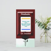 Abschluss Medizin Ankündigung (Stehend Vorderseite)