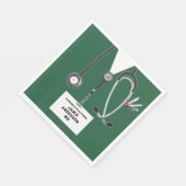 Abschluss Medizin Schule Napkins Serviette (Ecke)