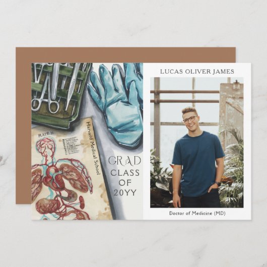 Abschluss Medizinische Medizin (Vorne/Hinten)