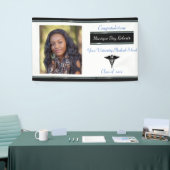 Abschluss, Medizinschule, maßgeschneidertes Foto, Banner (Messeveranstaltung)