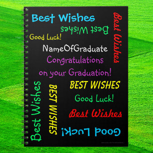 Abschluss Memory Book, FUN Album, Black Notizblock