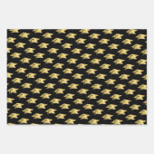 Abschluss Metallic Gold Class Jahr - Farbe Geschenkpapier Set (Vorderseite 2)