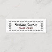 Abschluss Mini Visitenkarte (Vorderseite)