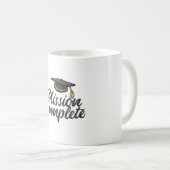 Abschluss Mission abgeschlossen Kaffeetasse (VorderseiteRechts)
