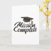 Abschluss Mission abgeschlossen Karte (Gelbe Blume)