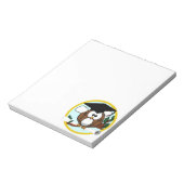 Abschluss mit Cap & Diploma Notizblock (Rotiert)