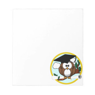 Abschluss mit Cap & Diploma Notizblock