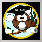 Abschluss mit Cap & Diploma Poster (Vorne)