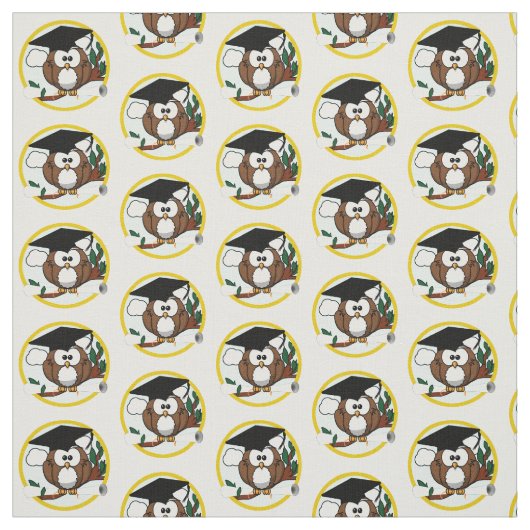 Abschluss mit Cap & Diploma Stoff (Muster)