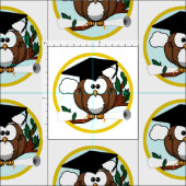 Abschluss mit Cap & Diploma Stoff (Kachel)