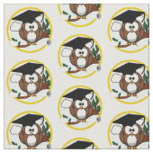 Abschluss mit Cap & Diploma Stoff (Nahaufnahme)