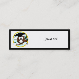 Abschluss mit Cap & Diploma Telefonnummerkarte