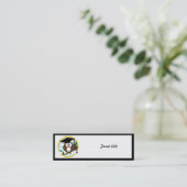 Abschluss mit Cap & Diploma Telefonnummerkarte (Stehend Vorderseite)