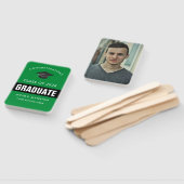 Abschluss mit einem grünen und einem schwarzen Fot Fächer (Non-assembled)