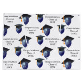 Abschluss mit Foto und Jahr Große Geschenktüte (Rückseite)