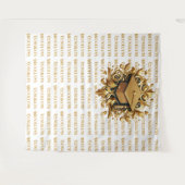 Abschluss mit glühendem Gold-Glitzer: Schritt und  Wandteppich (Vorderseite (Horizontal))