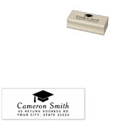 Abschluss mit Graduierwirkung Gummistempel (Stempel)