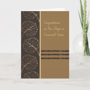 Abschluss mit Kommerzieller Wissenschaftskarte Karte