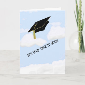 Abschluss mit Mortarboard-Cap Karte