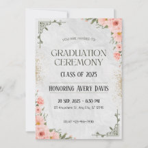 Abschluss mit rosa und grünem Blumenwasser