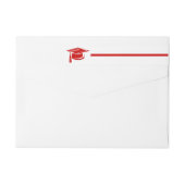 Abschluss mit roter, fettfarbener Kappe (Rückseite)