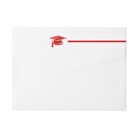 Abschluss mit roter, fettfarbener Kappe (Rückseite)